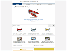 Tablet Screenshot of chinainflatableboat.com